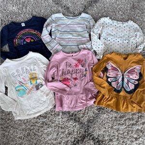 Old Navy girls long sleeve shirts bundle size 5T